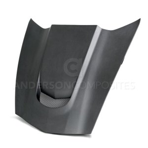 Chevrolet Corvette C7 Stingray Hood - Anderson Composites - Dry Carbon Fiber - Matte - `14-`19